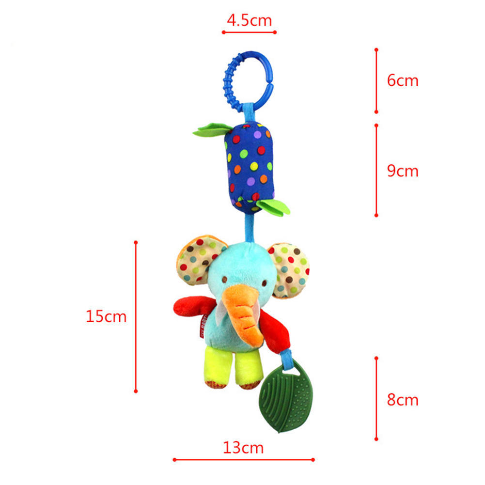 Buy Baby Plush Toy With Teethers Baby Stuffed Cartoon Pet Toy Car Bed