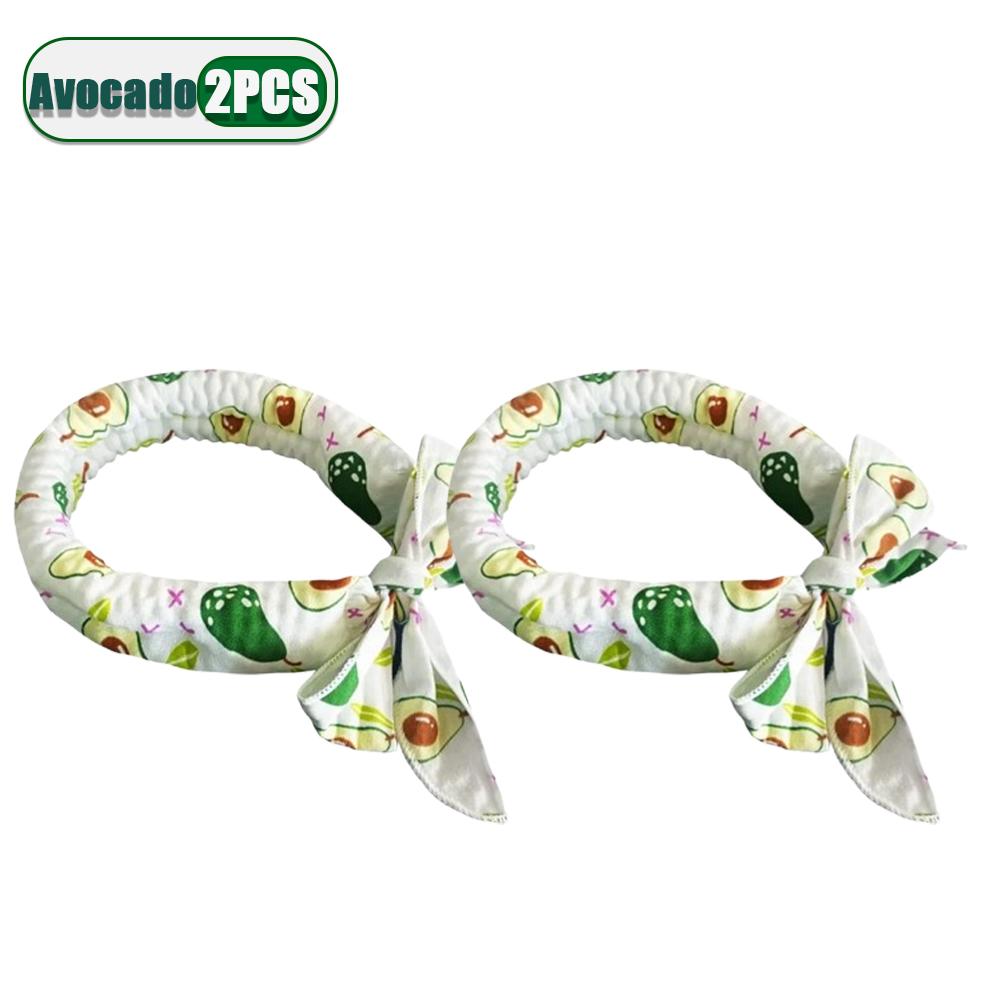 Adjustable Summer Cartoon Pet Ice Scarf Cooling for Cats and Dogs Japanese Korean Style Reusable Neck Wrap