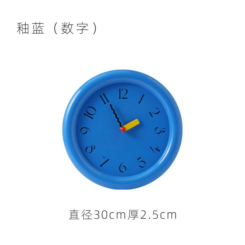 Clock Pendulum Desktop Ins Cream Style Bubble Clock Home Soft Decoration Desktop Silent Wall Clock