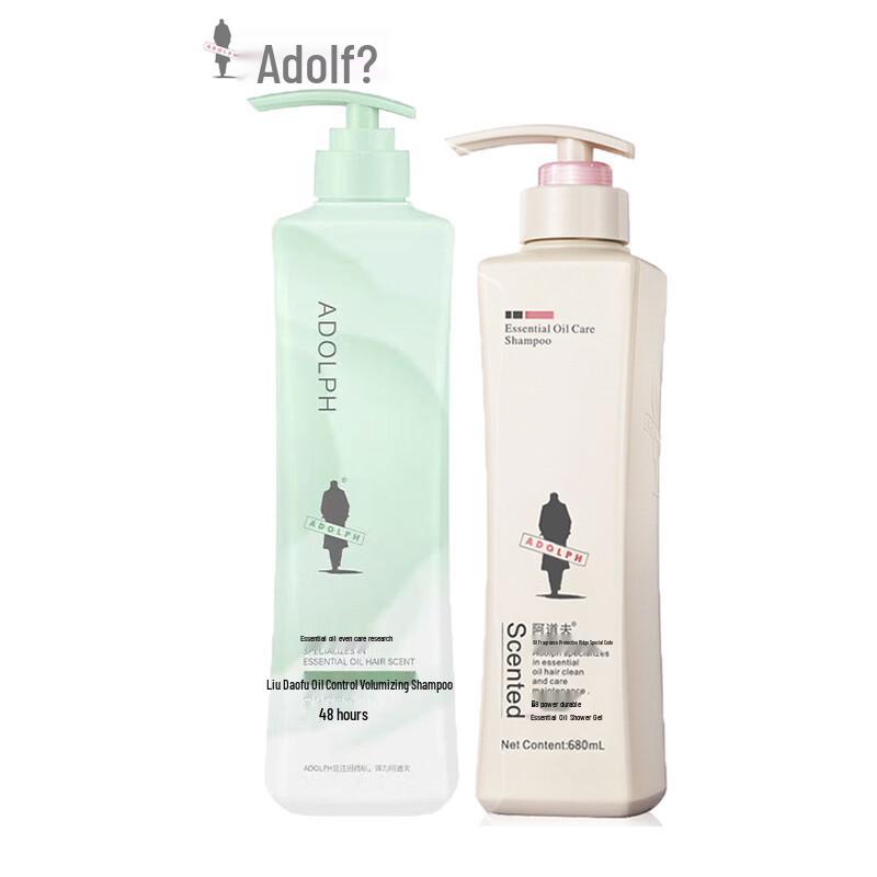 

Adolph White Peony Scent Oil Control Volumizing Hair Care Set