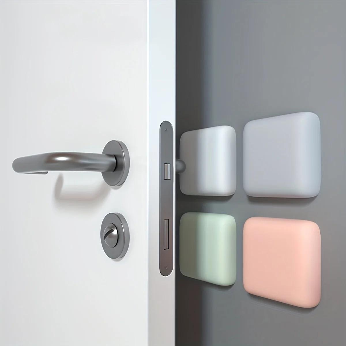 

1pc - Door handle anti-collision pad, silicone door rear anti-collision cushion, anti-collision sticker