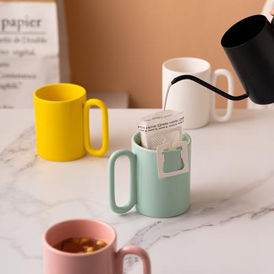 Kreative Nordic Stil Einfarbig Keramik Tasse Becher Kaffee Tasse Wasser Tasse Milch Tasse Große Kapazität