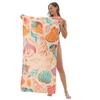 2026 Foldable Beach Towel Printed Bath Towel Integrated Beach Towel Integrated Bag Portable