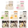 Automatic Pet Feeder Food Container Multifunction Convenient Detachable Compact Household Cats Feeder for Puppy Kitten Dogs