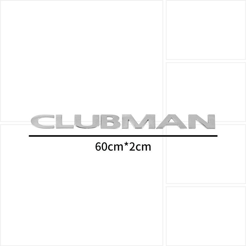 For Mini Cooper S JCW R56 R53 R60 F56 Countryman Clubman Paceman Logo Car Rear Body Tailgate Fender Door Adhesive Badge Sticker 69sd