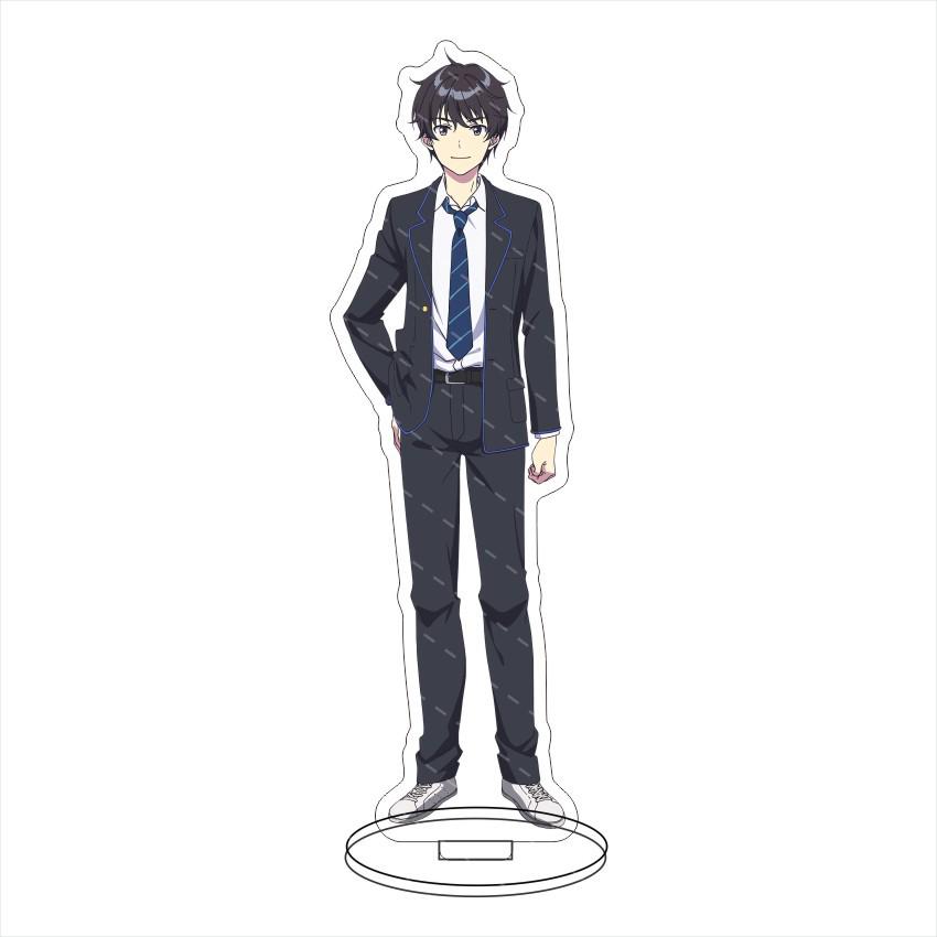 

Chiseto-kun Marble Soda Bottle: Hiiragi Yuko & Aomi Haruhi Acrylic Standee Ornament 160MM Double-sided High Definition