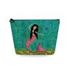 Women Mermaid Print Cosmetic Bag Toiletries Organize Travel Storage Case  6745