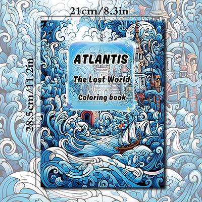 1 τεμ.,Βιβλίο Ζωγραφικής για Ενήλικες,Βιβλίο Ζωγραφικής για Εφήβους,25 Διαφορετικά Σχέδια,Παχύ Χαρτί 100gsm,Ανακούφιση από το Στρες,Δώρο Γενεθλίων