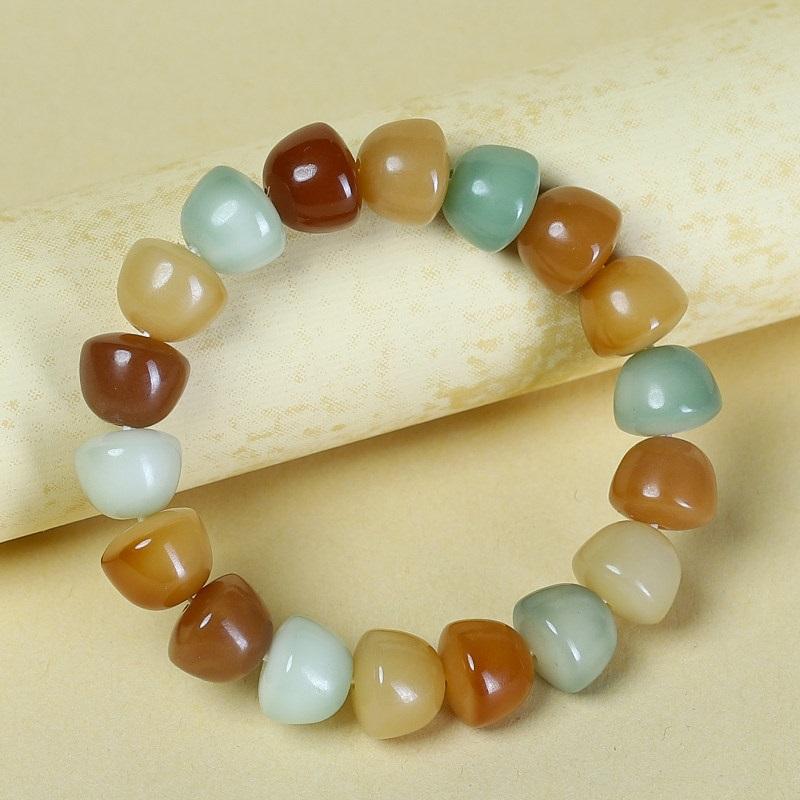 Wholesale New Style Simple Bodhi Root Prayer Beads Bracelet, Scenic Spot Same Style, Old-Shape Beads, Fresh and Elegant Minimalist Hand Jewelry