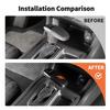 Gear Shifter Control Knob Cover for Challenger Charger 2015+ Carbon fiber&Orange