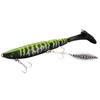 FUN Brand PVC Soft Bait T-Tail with Hooks Remote Cast Lead-Free Freshwater Sea Boat Fishing Perch 34.6g Full Swimming Layer