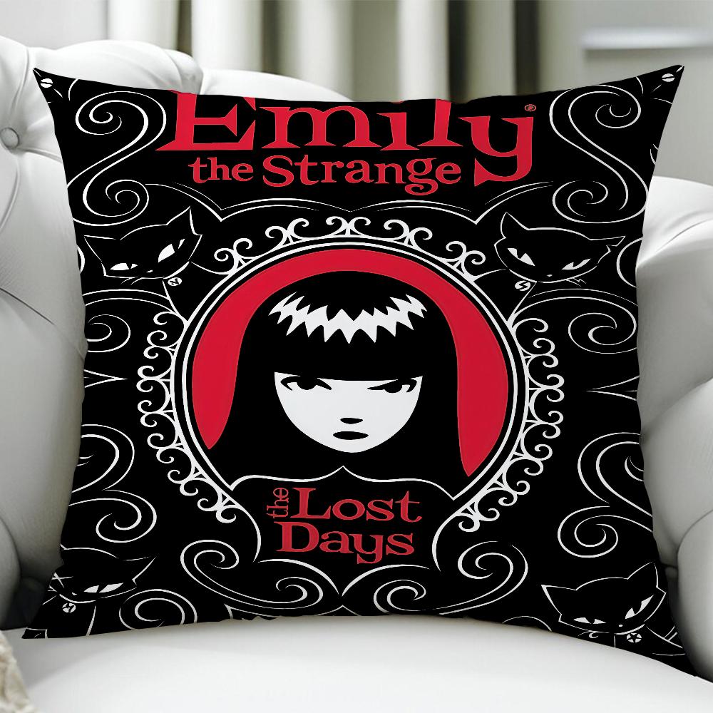 

EEmily The SStrange cushion cover Birthday Anniversary Gifts Double Sided Printed Zipper Cushion Cover Soft Skin Bedding 30x30cm