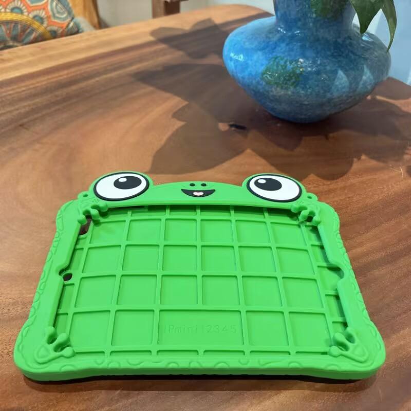 Cartoon Big Eyes Frog Tablet Case For Samsung Tab A7Lite A9 A11Plus T290/297 And iPad 7 8 9 10th 11th 12th Air Pro 11 A16 Mini 4 5 6 7 Kickstand