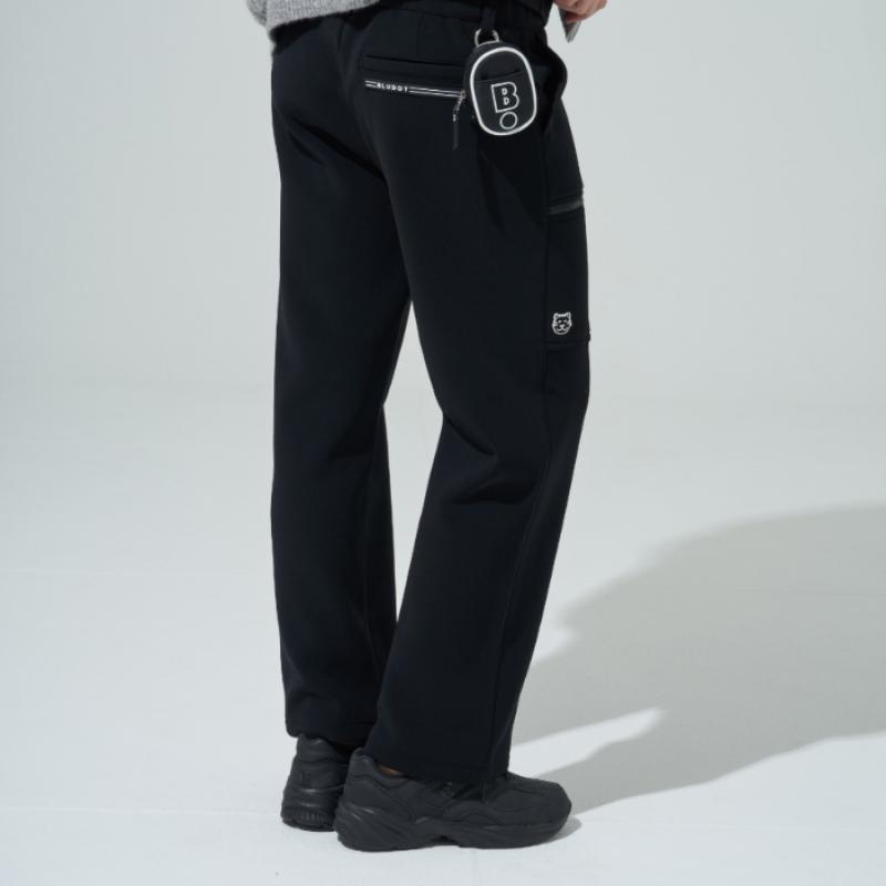 Blu Dot Soft Fleece Wide Fit Pants Bk
