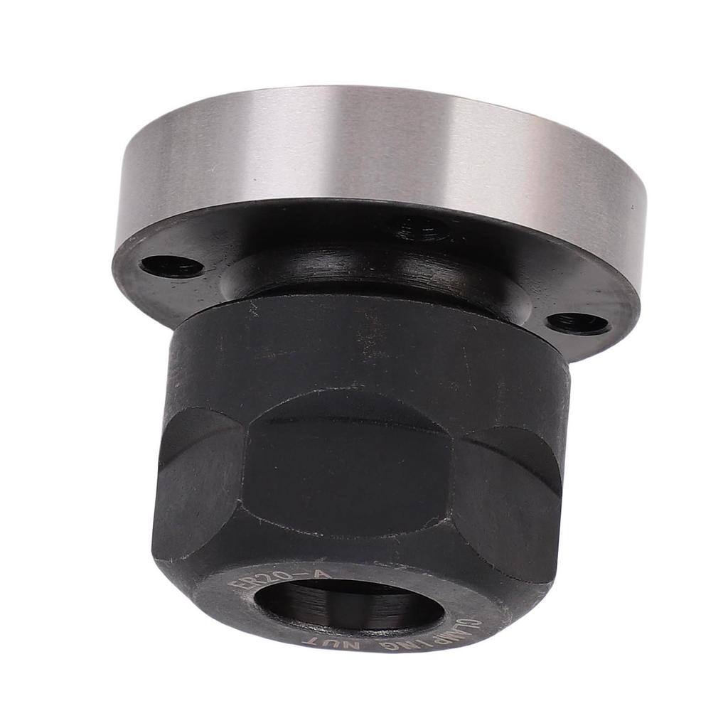4 Holes Chuck Seat 4 Holes Chuck Seat ER20-D45 Eccentric Nut Flange Collet Holder for Lathe Machining Center Lathe Collet Holder