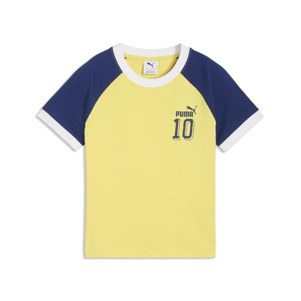 Женская футболка Puma W F.p.archive Slim Ringer Tee 636790 35lemon Mrg S