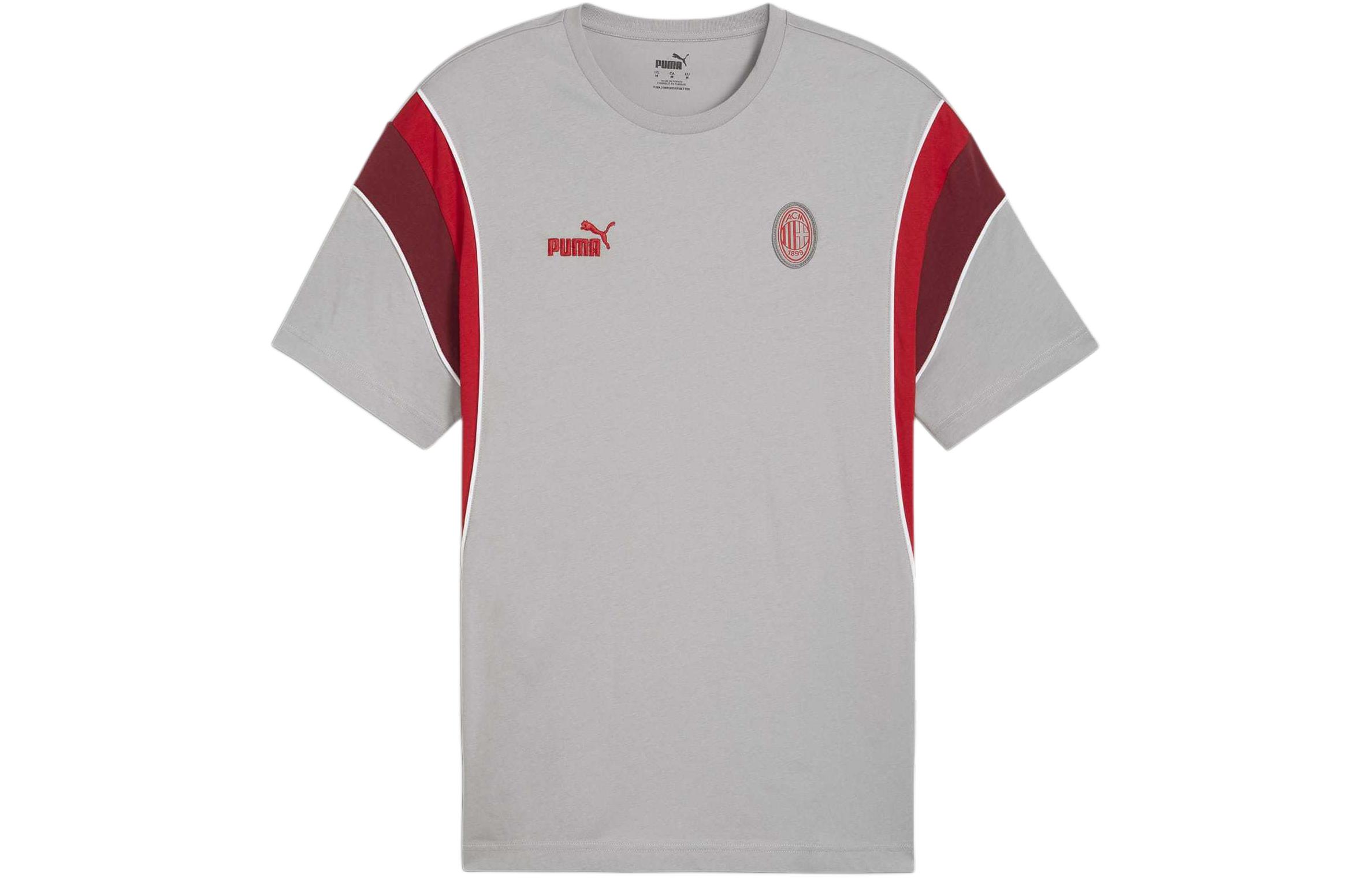 PUMA FtblArchive AC Milan T Shirt Men s Concrete Gray 774032-04 XL