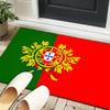 1PC Rug Portuguese Coat Of Arms Carpet, Chair Rug,Area Rug for Office Bedroom Living Rooms Bedroom, Doormat Decor Christmas Fan Gifts