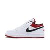 Air Jordan 1 Low Grade School 'White Gym Red' (Unisex) White / Gym Red / Black Kids' Basketball Shoes 553560 118