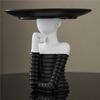 Good-Modern Minimalist Humanoid Key Storage Ornaments, Porch Desktop Decorative Tray, High-End Home Accessories.