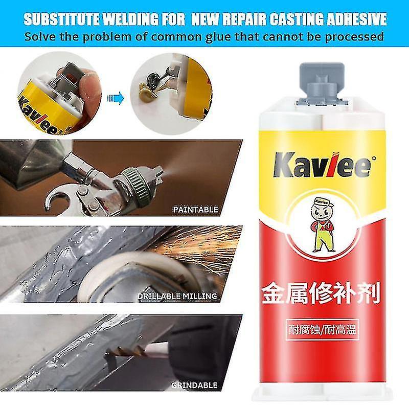 Foundry Glue Extra Strong Glue Metal Repair Agent Stone Ceramic Steel Copper Aluminum Casting