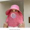Women's Wide Brim Sun Hat for Summer – Offers Face and Neck Protection, Ideal for Outdoor Activities like Cycling and Farm Work.