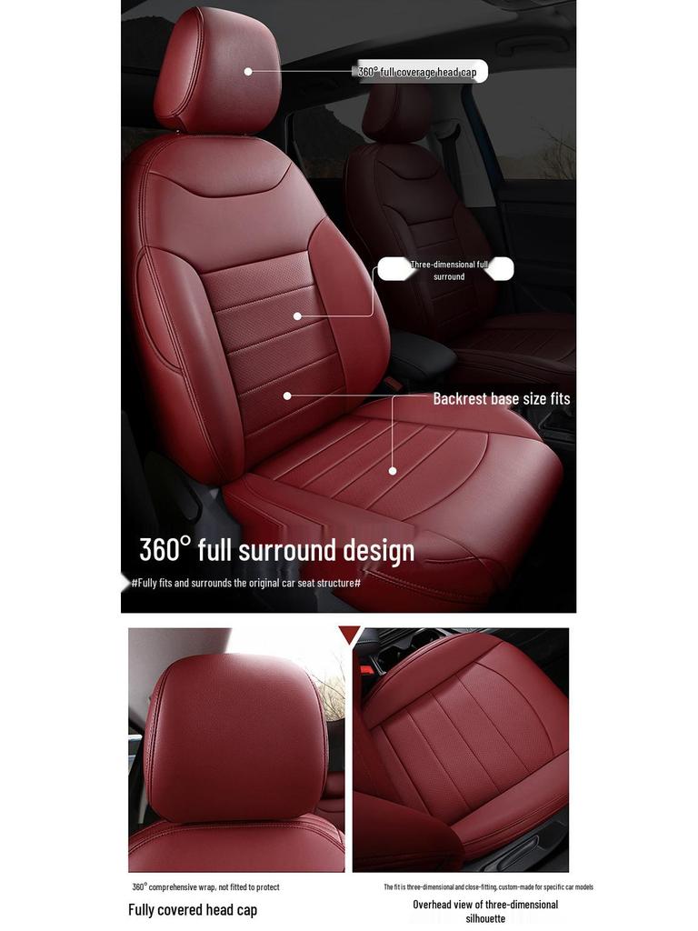 Volkswagen Tharu 19-20 5-Seater Custom Seat Cushion - All-Season Full Coverage