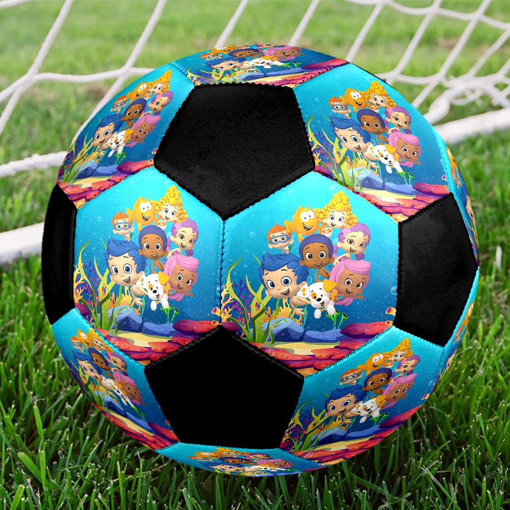 Pallone da Calcio Misura 5 Tema Bubble Guppies, Adatto per Partite Indoor e Outdoor, un Regalo Adatto a Tutti.