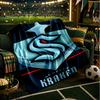 Go Team Kraken! Throws Blanket Flannel Blankets Plush for Couch Bed Gifts for Men Women Travel picnic blanket Christmas fan gifts
