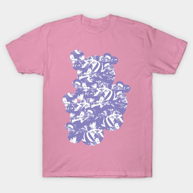 T Shirt Women Purple Fish Harajuku Print Kawaii Tshirt Summer Short Sleeve Female T-Shirt Top Tee