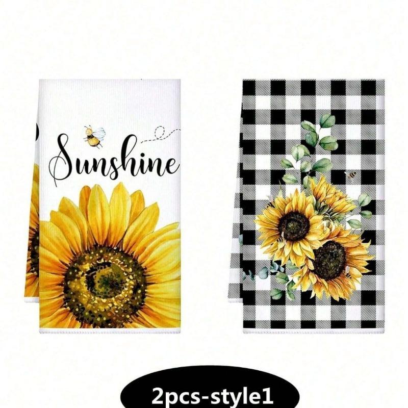 2 Stück Küchentücher, Handtuchsets, Super saugfähige weiche Reinigungstücher, Küchen Dekoration, Küchenutensilien, Haushaltsutensilien, Reinigungstücher