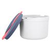 PP Material Rice Steamer Pot 2-Layer Design Microwave Cookware Set  For Cooking Vegetables