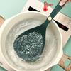 Ustensile de gătit de bucătărie, strecurătoare de alimente din silicon cu mâner, lingură mare pentru strecurătoare, lingură cu fante, rezistentă la căldură