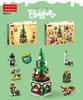Christmas Train & Reindeer Building Blocks - Compatible with Lego for Holiday Gifts