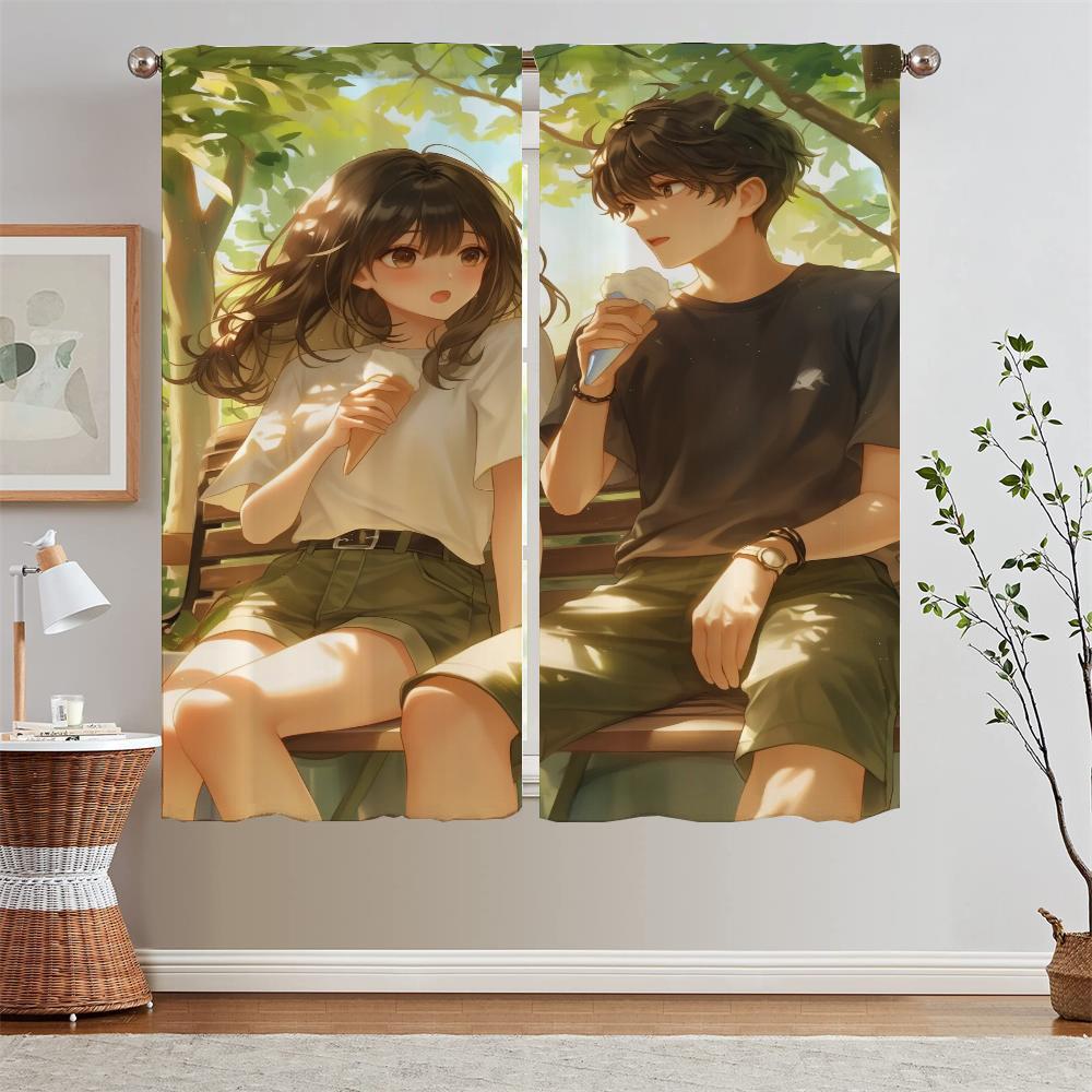 Gutter og Jenter Luksus Stuegardiner for Kamera Billige Ting Med Gratis Frakt for Hjem Krøller Rullegardin Mørkleggingsgardin den