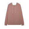 Women's Autumn and Winter Solid Color Casual Loose Hooded Sweatshirt