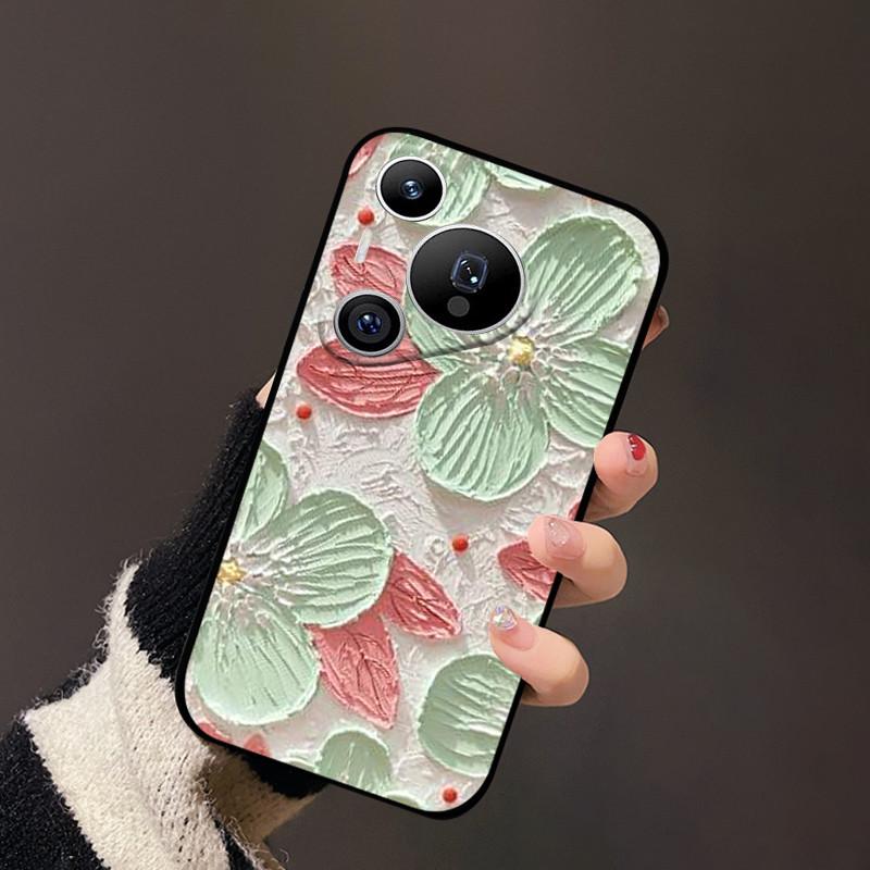Für Huawei Pura 70 Hülle Schwarz Matt Niedlich Weich Silikon TPU Hüllen für Pura70 Pro Pura 70 Pro+ Plus Ultra Abdeckung Schutz Fundas