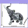 Resin Elephant Figurine Home Office Decor Gift For Kids And Teens
