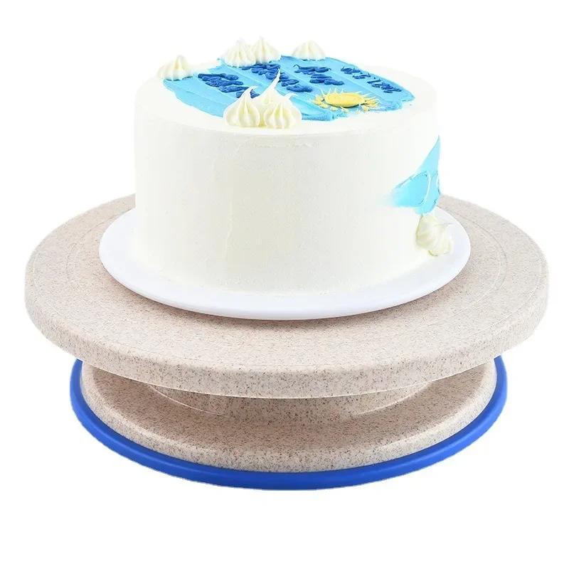 Cake Turntable Stand Cake Decoration Accessories Bake Tool DIY Mold Rotating Stable Round Cake Table Kitchen Baking Gadget