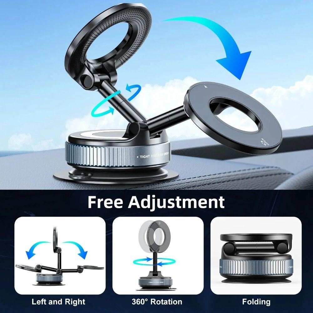 Magnetic Cell Phone Bracket Folding Travel Phone Stand Auto Navigation Holder  Truck