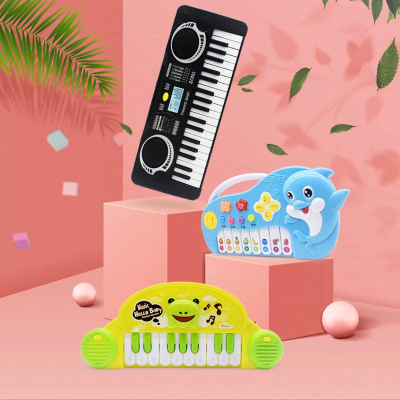 Children's Electronic Organ Piano with Microphone - Educational Toy for Beginners, Ages 2-3