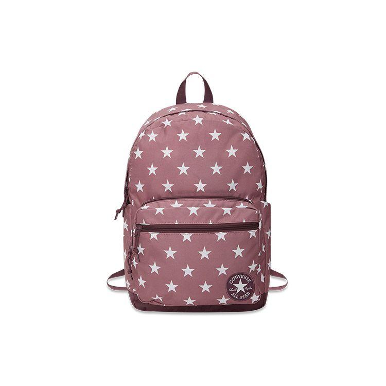 Converse Go 2 Fashion Trend College Style Large Capacity Printed Zipper Backpack Unisex backpack Brown 10019901283 Brown