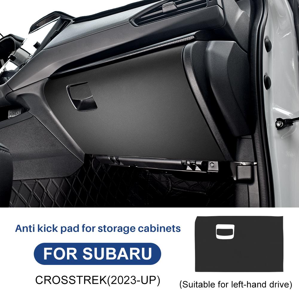 Anti Kick Pad For Subaru Crosstrek Impreza 2024 2025 2026 2027 Waterproof Copilot Storage Box Protect RHD LHD Trim Accessories