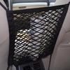 Motorcycle Cargo Net Polyester High Elastic Cargo Net with 4 Adjustable Hooks 360 Degree Rotatable Motorcycle Net Supplies