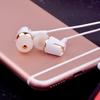 3.5mm Earphone In-ear Heavy Bass Plastic Fashion Wired Headset for Smart Phone