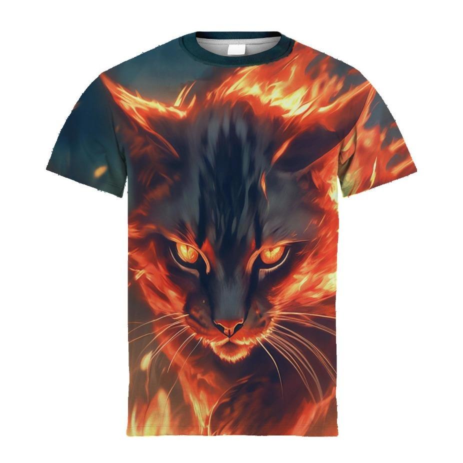 Kids T-shirts O Neck Tops Polyester Casual Sportwear Comfortable Tees Short Sleeve 3d Print T Shirt