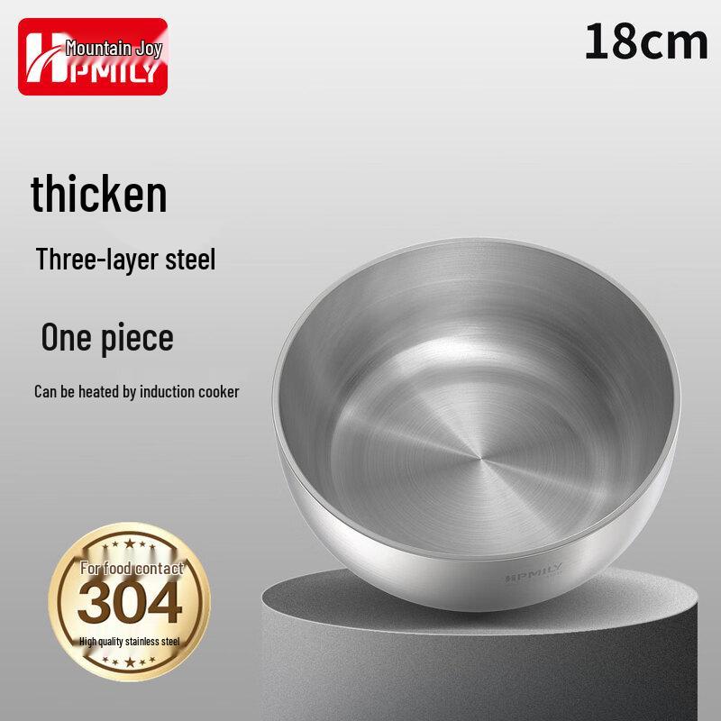 HPMILY 304 Stainless Steel Mixing & Salad Bowl