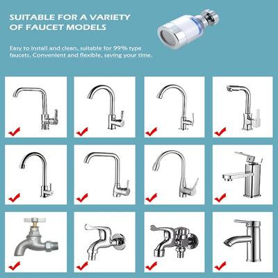 General Faucet Extender Faucet Filter Elements Water Purifier Filter For Shower PP Cotton Filtration Purifier Soften Hard Water