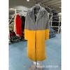Womens Oversized Faux Fur Blend Long Coat With Shawl Collar Winter Warm Outerwear