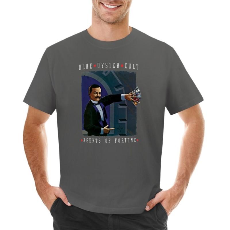

Blue yster Cult Agent of fortune TShirt Tee shirt sports fan tshirts men workout shirt 4XL